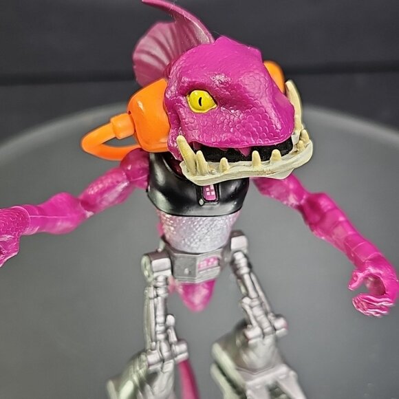 TMNT FISHFACE Teenage Mutant Ninja Turtles Figure Loose 2012 Viacom - Picture 7 of 7